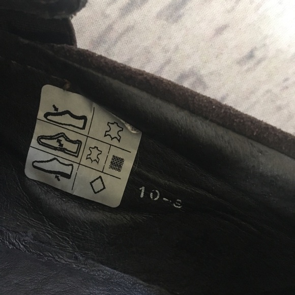 Natha Studio brown suede/leather slip-on loafers - Picture 8 of 8